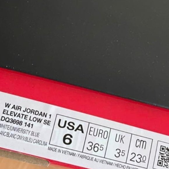 Air Jordan 1 Elevate Low SE - UNIVERSITY BLUE - Size 6W - Picture 4 of 4